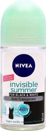 Nivea 50ml roll-on women Invisible B&W Summer